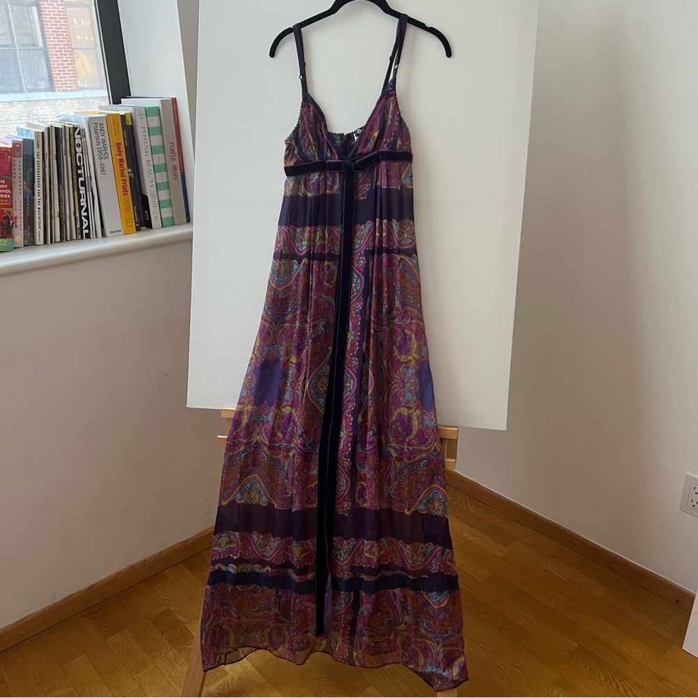 Dolce and Gabbana Sheer Maxi Dress